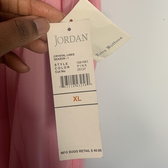 PINK ‘JORDAN’ BLOUSE w/BUTTONS!! - Picture 8 of 8